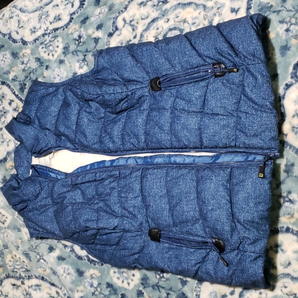 Green Tea SUPER Soft Fleece puffer vest - Picture 1 of 6